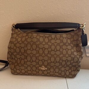 Coach Brown Signature Shoulder Bag
